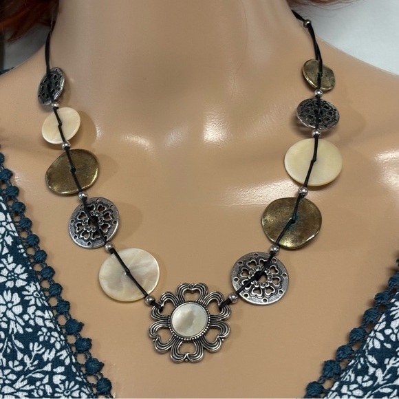 Bohm Jewelry - ❤️Signed Alux K’in Mayan Charm & Bead Necklace